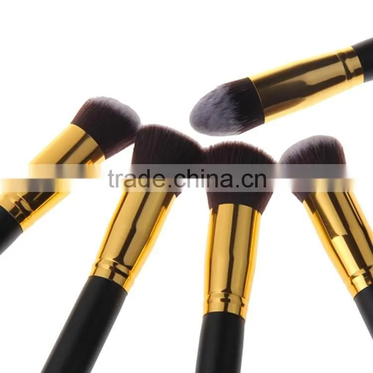Professional Makeup Brushes Set Premium Cosmetics Synthetic Kabuki 10pcs