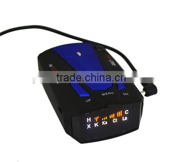 100% New Model Car Radar Detectors V7 for Car Speed Testing Russian & English