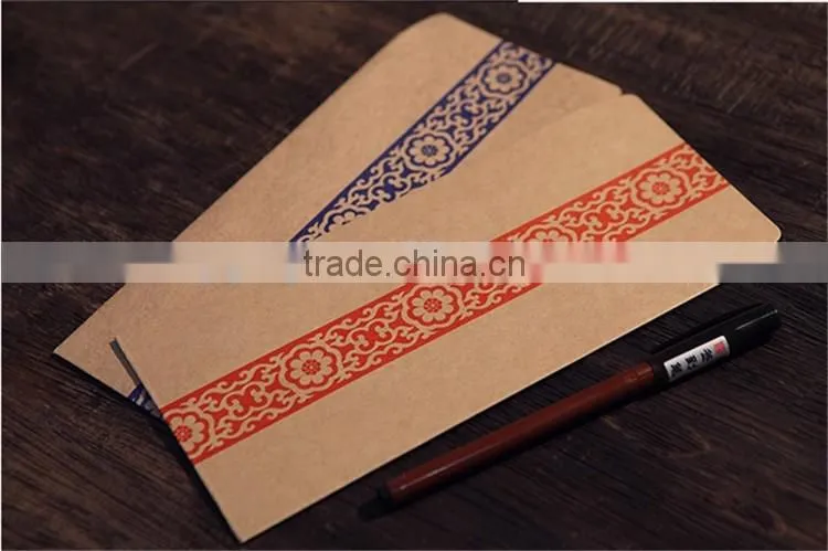 Chinese Style 120g Kraft Paper Envelopes 110*220mm