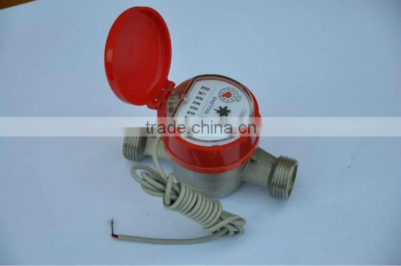 Single jet brass water meter LXSC-13D5-25D5