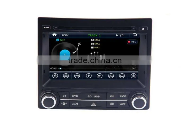 In dash car dvd player with gps for peugeot 405 with Bluetooth/Radio/SWC/Digital TV/3G internet/WIFI/ATV/DVR