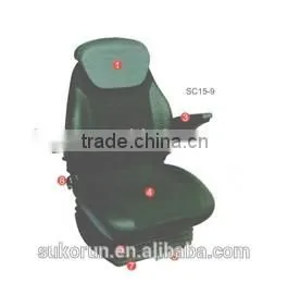 Aftermarket Chinese suspension bus driver seat for bus parts
