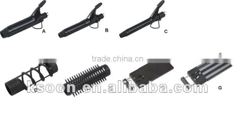 Hair Curling iron combo