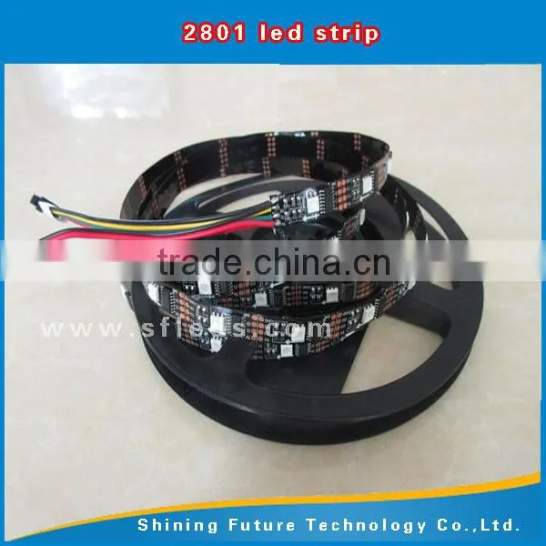 Full color digital 24-Bit 5050 RGB LED Strip WS2801 32 Pixels 5V Black/White ws2811 ws2812b