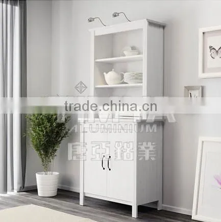 Modern design aluminum furinture/ aluminum bookself,chest for hot sale