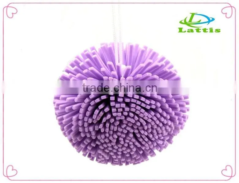 Multicolor Eva bath sponge of flower shape