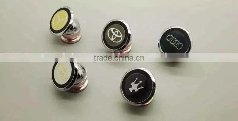 Powerful Multifunction Magnetic Car Mount Holder GPS Stand Gold for Phone