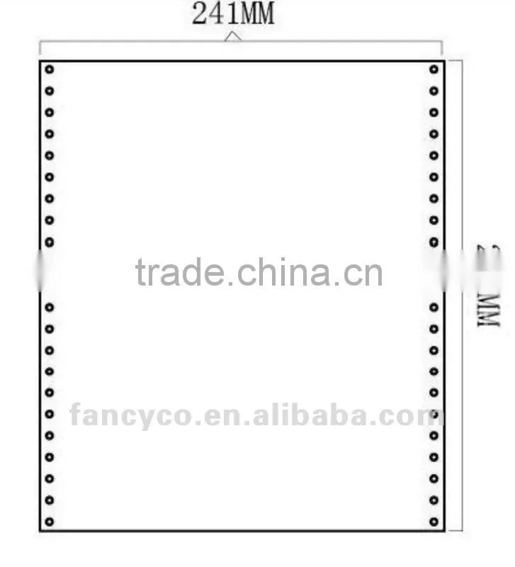 Computer using carbonless NCR Paper