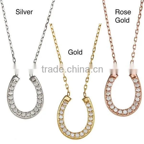 2013 Latest Design Horse Shoe Necklace in Necklaces