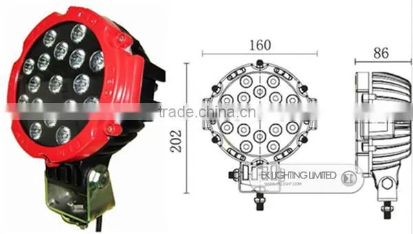 EK Spot/Flood beam 10-30VDC offroad 27w led work light