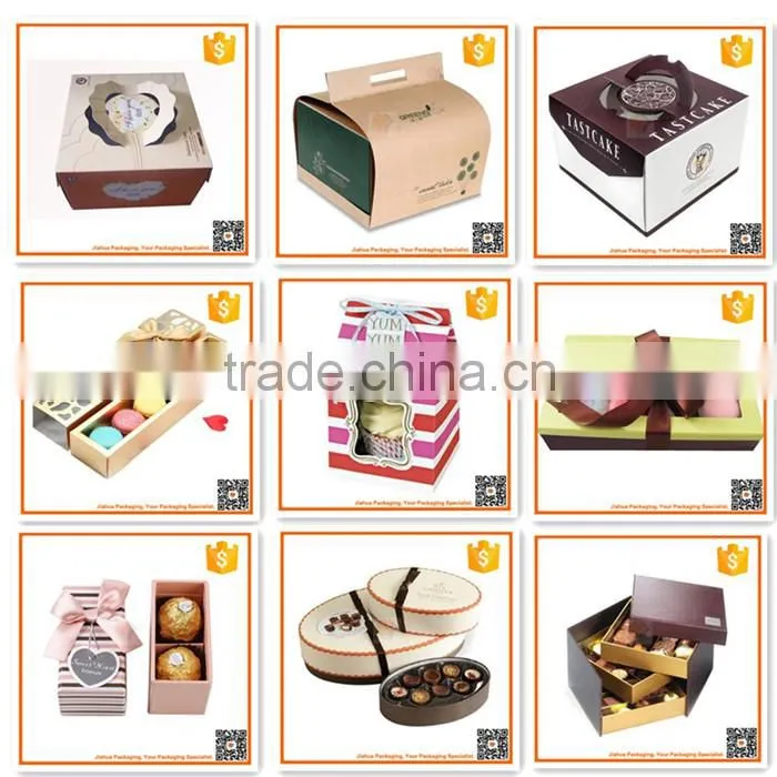 eco-friendly lovely wedding cake box design