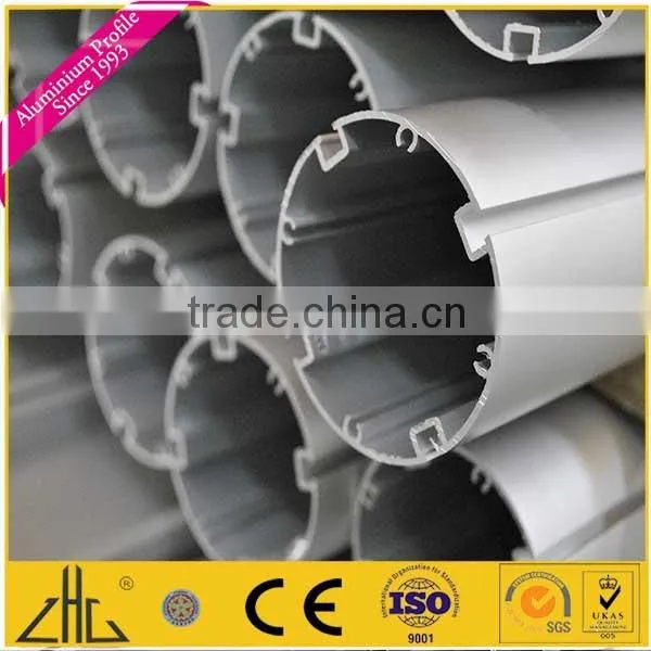 ZHL zhonglian Anodized powder coated aluminum octagon tube,aluminium hollow tube towel rack