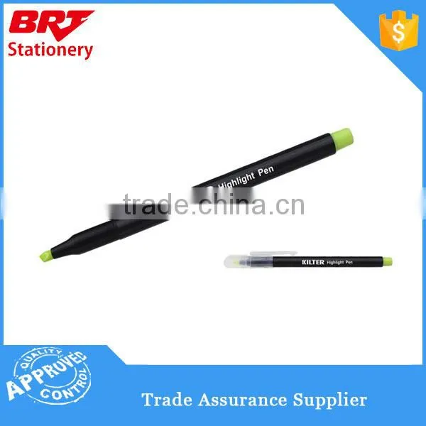 Plastic Eco-friendly Europe hot selling highlighters pen