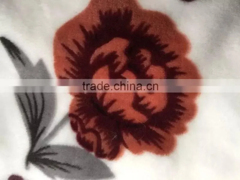 Decorativered Ribbon Flowers Flannel Velvet for Middle East Dress