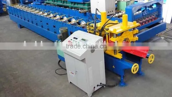 High Speed With CE Standard Metal Roof Ridge Rolling Machine, Step Ridge Cap Roll Forming Machine