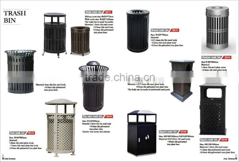 Arlau BW17 recycling trash bin for sale