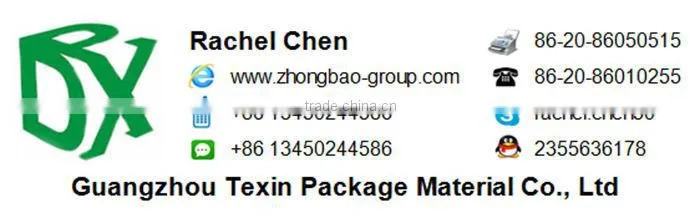 2015 New Design!! Customizable plastic printing bag for food