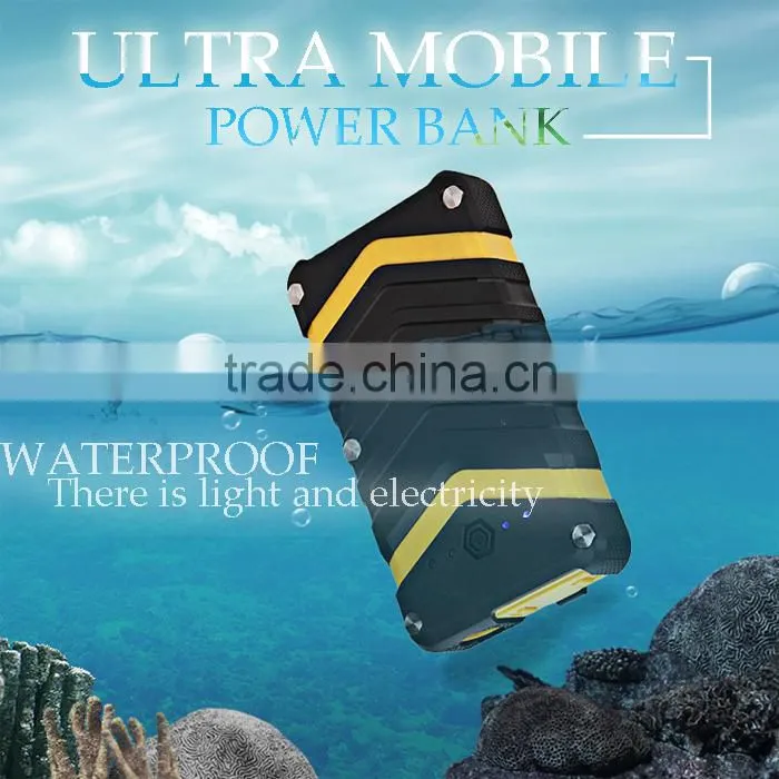 New 30000mah dual usb portable solar panel power bank