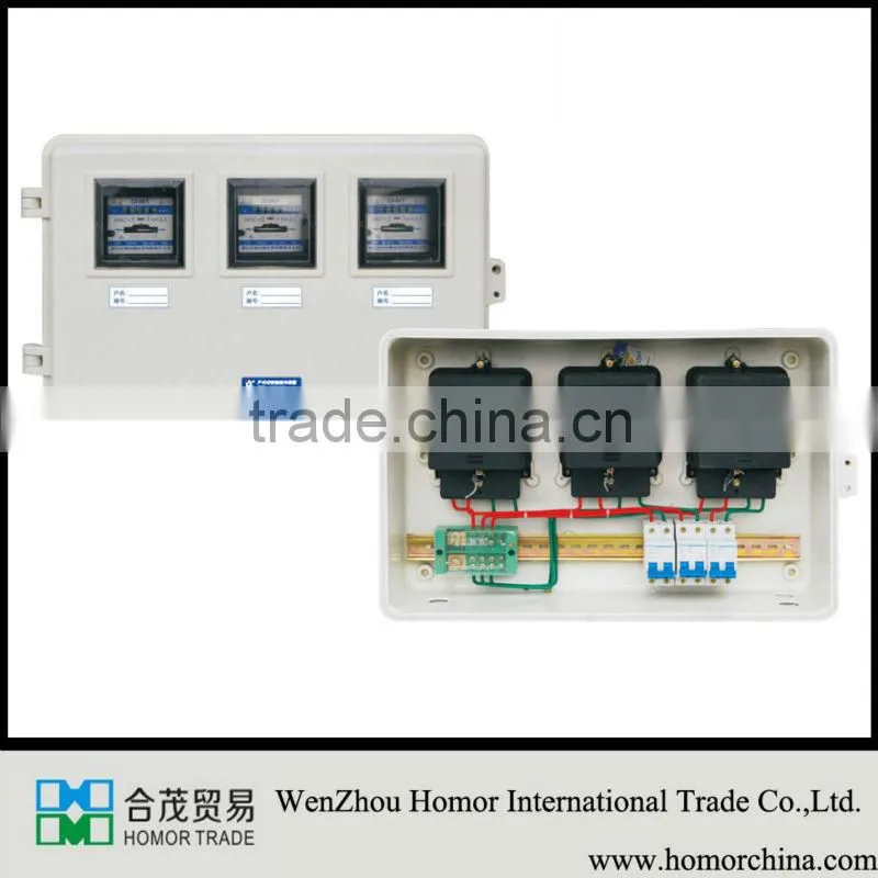 single phase electric meter box