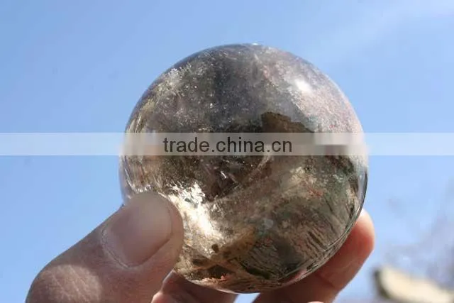 Huge 55mm(2.1") Phantom Quartz Sphere, Crystal Ball