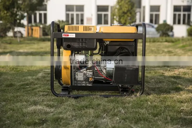 NIMBUS 2015 New Portable Single Phase 10HP Diesel Engine Powered Open-type Diesel 5KW Generator for sale