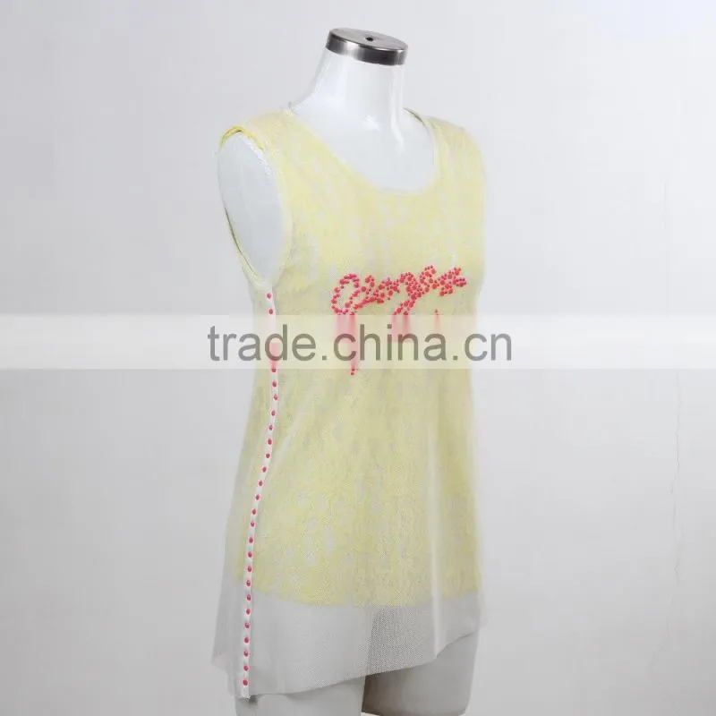 F5S15205 Sexy Lace Tank Top for Women