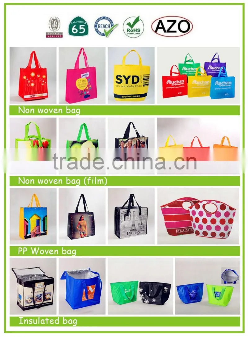 Best price new design canvas promotional shoe bag