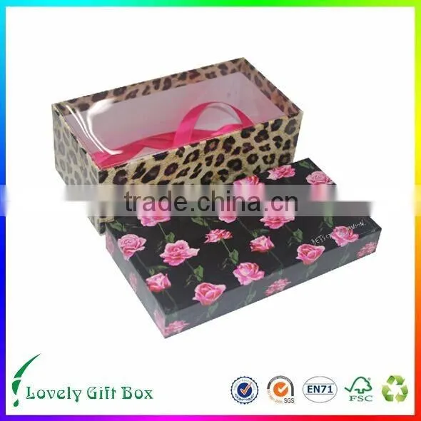 Hot sale sexy slide open design gift box for underwear packaging