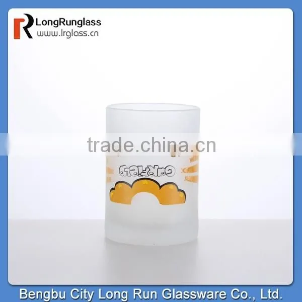 LongRun homeware round coffee glass mug with sprinting