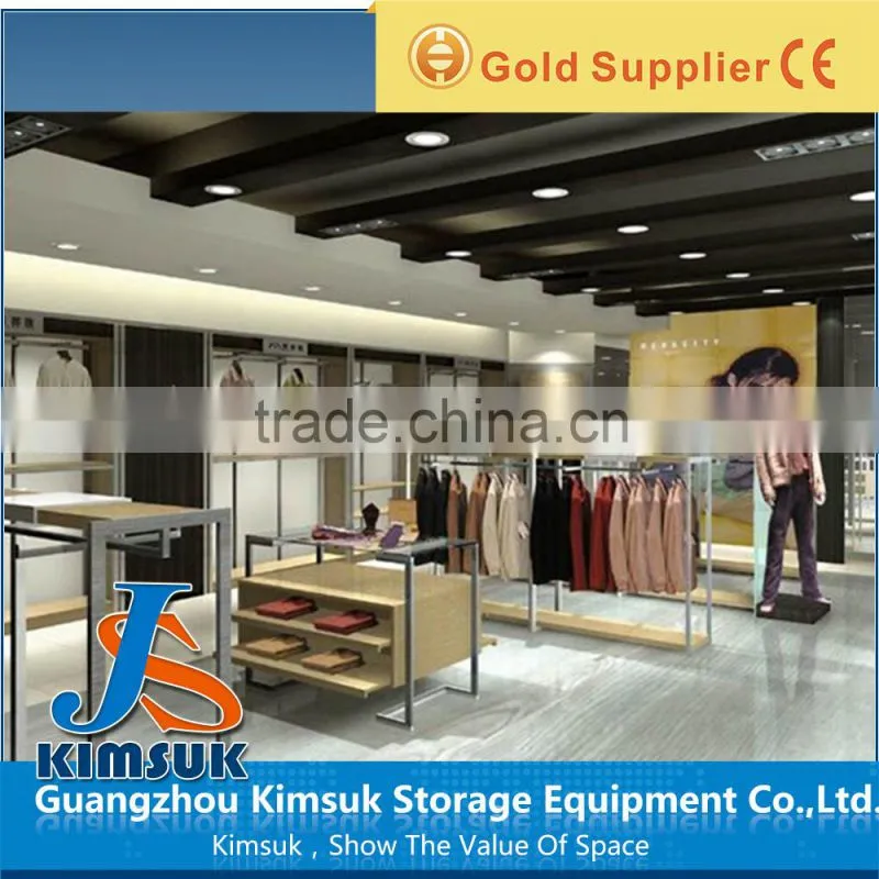 New Design Wall Mounted Acrylic LED Displays Shelf for Clothes