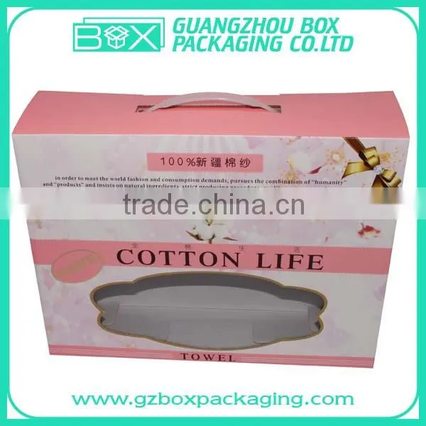 corrugated board foldable paper handle case