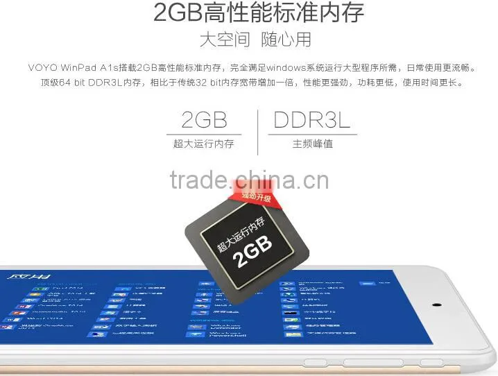 Battery 7500MAh VOYO WinPad A1s tablet pc Intel Z3735F Quad Core 2GB 32GB 10" windows tablet rj45