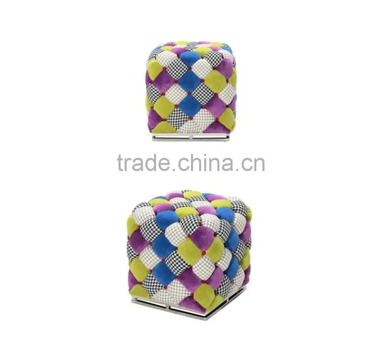 hubble-bubble patchwork fancy stools