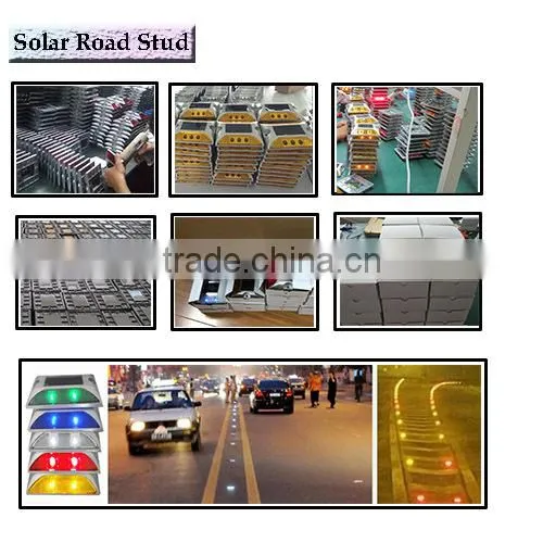 Square Led Solar Road stud with 4 led or 6 led