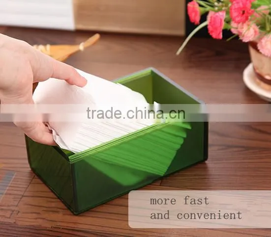 hot sale rectangle acrylic tissue box