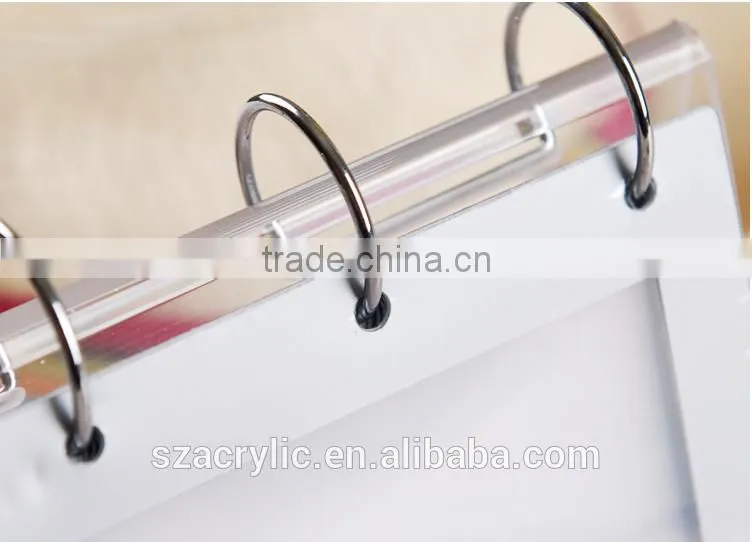 Plastic desk calendar holder in acrylic material