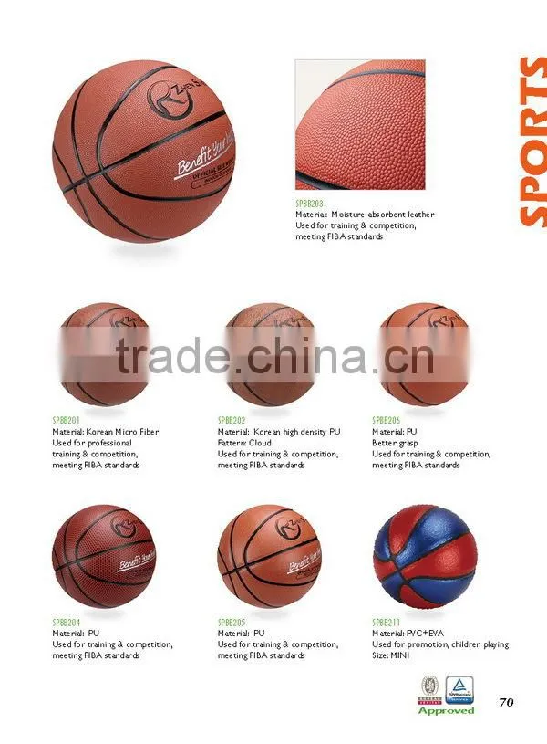 Zhensheng custom deflated branded basketball