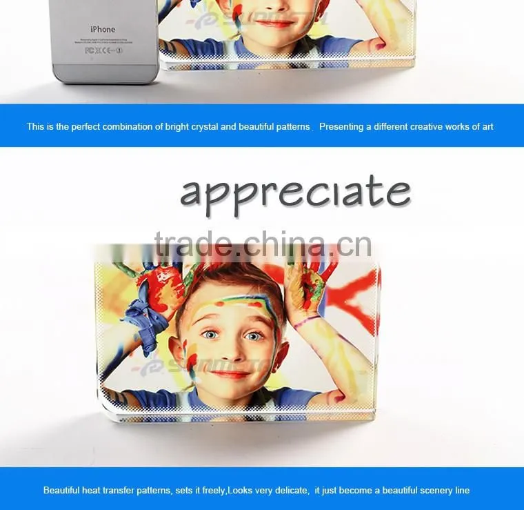 Custom 3D Blank Decoration Photo Crystal