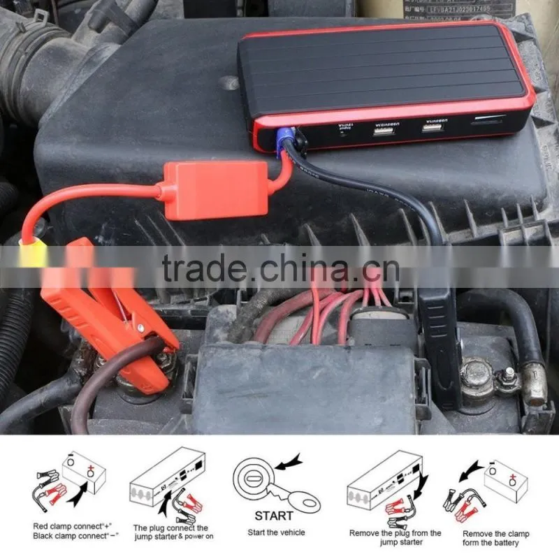 Portable Power Bank and Car Jump Starter General Electric T7 Dual USB Starters for automobiles power supply Set