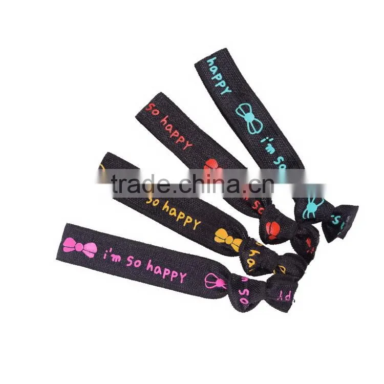 Designer classical multicolor hair ties