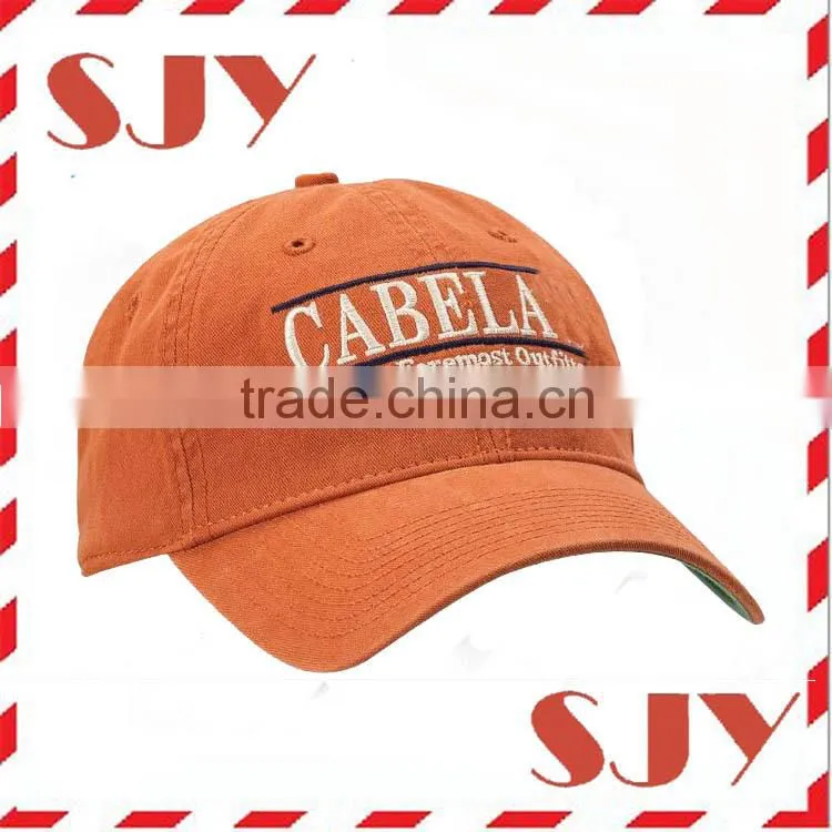 Cheap custom 6 panel baseball distressed cap