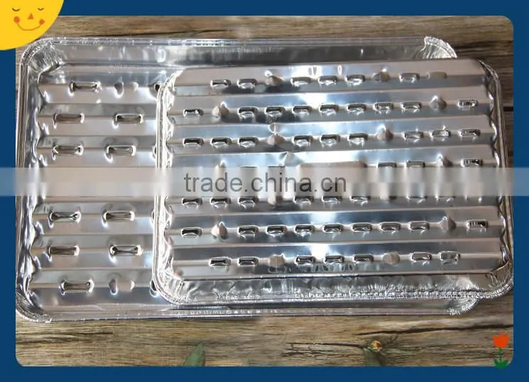 Disposable Aluminium foil food container for BBQ