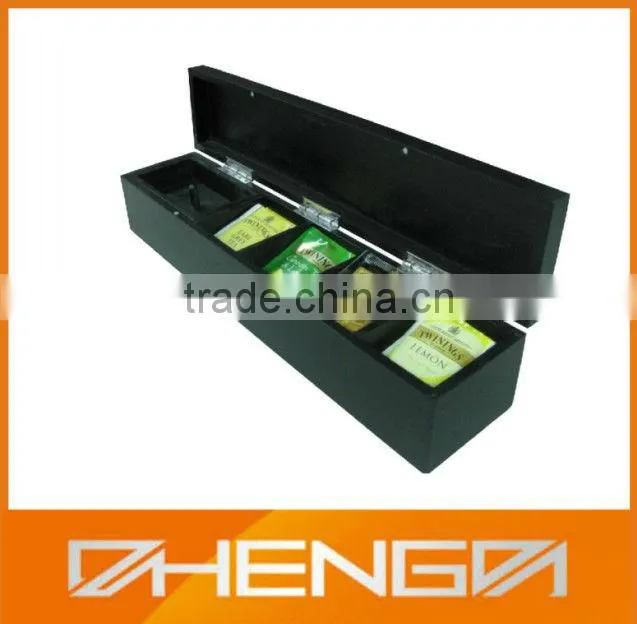 Custom Make High Quality Wooden Tea Display Box Can be without Lid