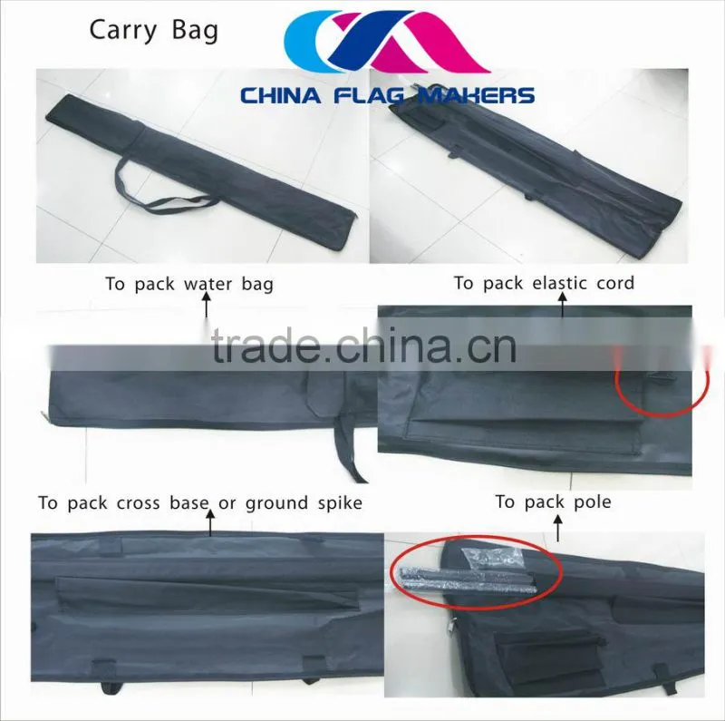 NO MOQ custom cheap good quality feather wind flag with pole