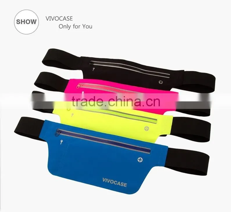 2016 best selling factory wholesale cheap light beautiful colorful sport running waist bag