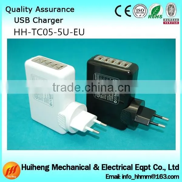 4a 5 Port usb wall adapter usb power adapter