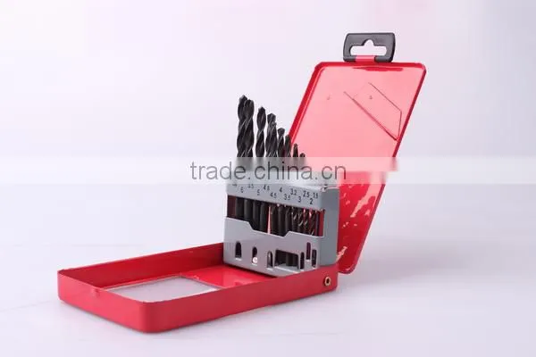 70mm Diamater Black Oxide hss twist drill bit set
