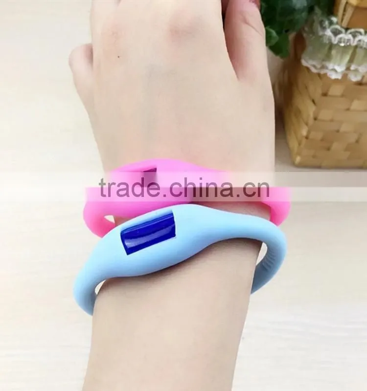 Eco-friendly refillable waterproof disposable anti-mosquito wristband promotional