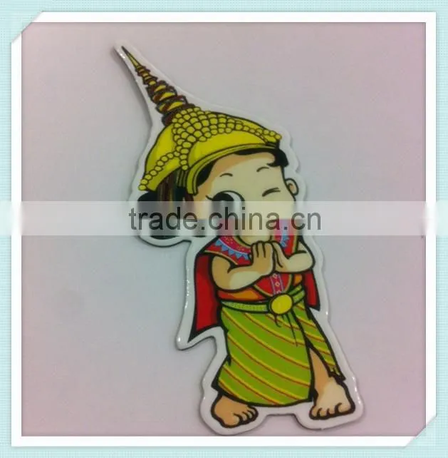 promotional paper printed epoxy fridge magnet