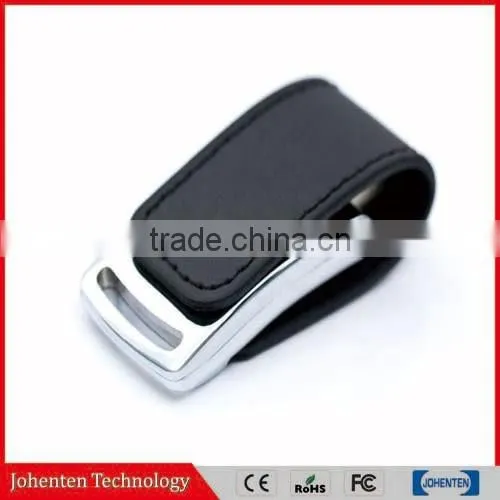 USB2.0 Factory directly sale Leather USB Flash Drive Memory Flash Stick